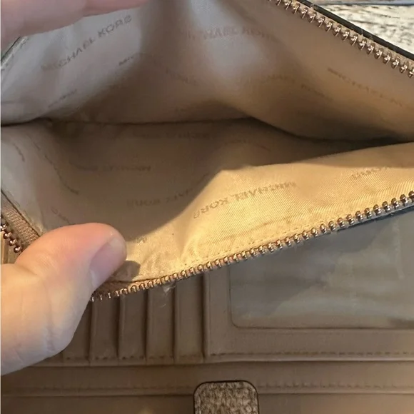 Michael Kors Metallic Clutch - Picture 4 of 4